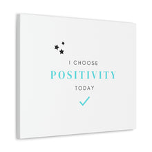 Load image into Gallery viewer, Finch Canvas Gallery Wraps - I Choose Positivity, Simple
