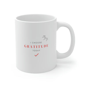 Sparrows Mug - I Choose Gratitude (11oz)