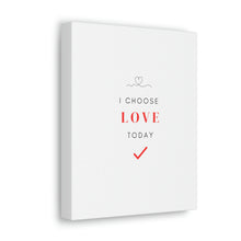 Load image into Gallery viewer, Finch Canvas Gallery Wraps - I Choose Love, Simple

