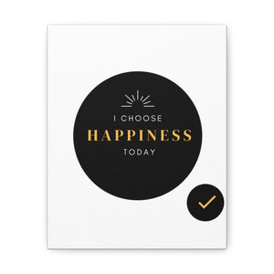 Finch Canvas Gallery Wraps - I Choose Happiness