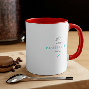 Sparrows Accent Coffee Mug - I Choose Positivity (11oz)