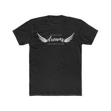 Load image into Gallery viewer, Songbirds Unisex Cotton Crew Tee - Follow Your Dreams (Wings)

