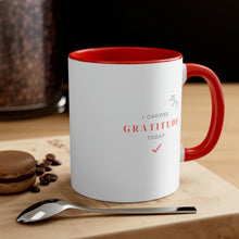 Load image into Gallery viewer, Sparrows Accent Coffee Mug - I Choose Gratitude (11oz)
