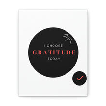 Load image into Gallery viewer, Finch Canvas Gallery Wraps - I Choose Gratitude
